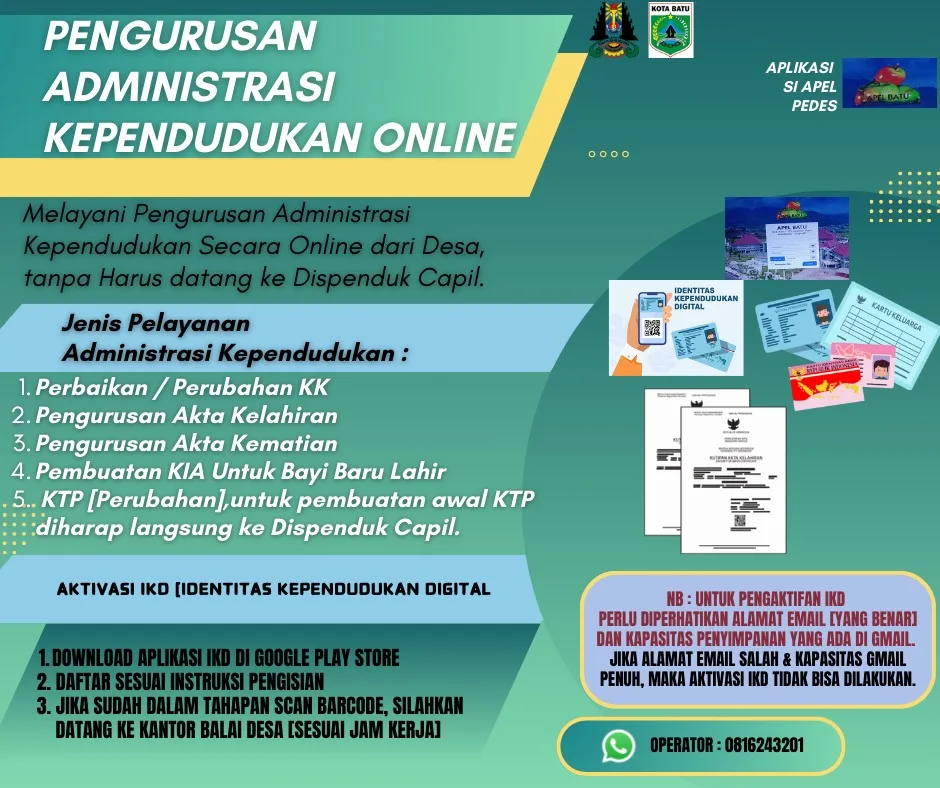 Info! Berikut Cara Pengurusan Administrasi Kependudukan Online