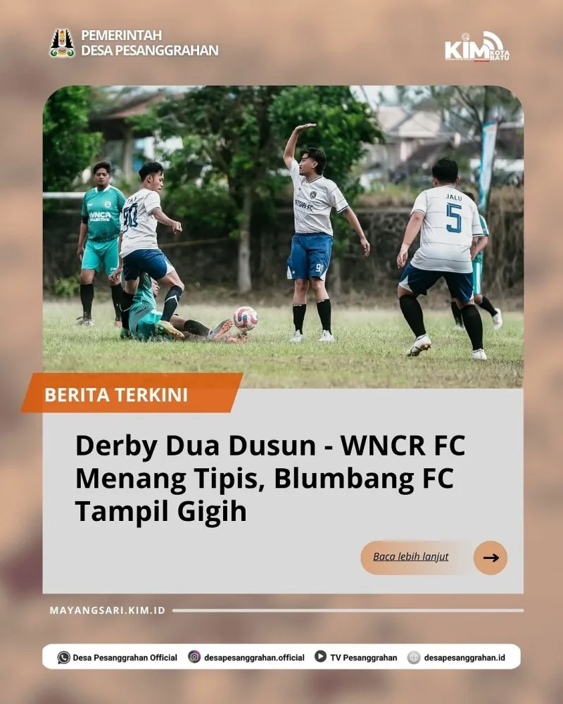 Liga Desa Pesanggrahan 2025: Blumbang Fc Vs Wncr Fc