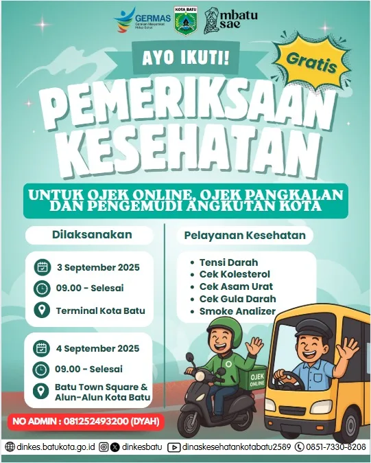 Ayo Ikuti! Pemeriksaan Kesehatan Gratis