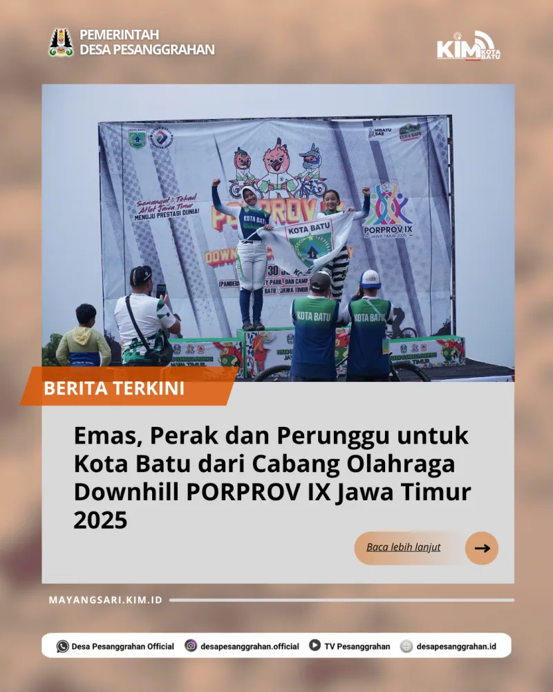 Kota Batu Bersinar Di Ajang Downhill Porprov Ix Jatim 2025