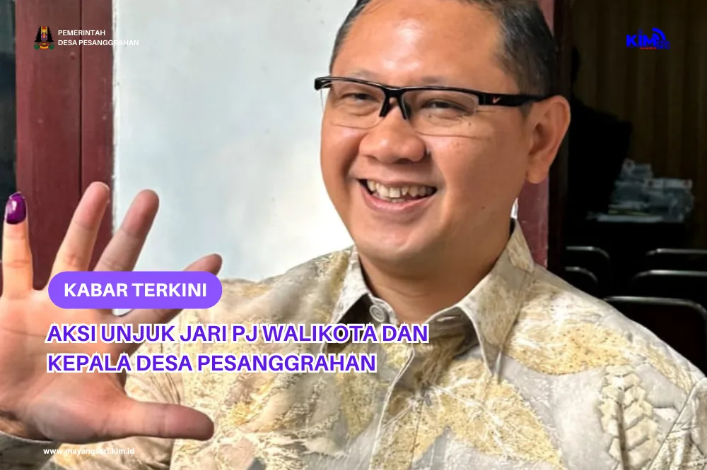Aksi Unjuk Jari Pj Walikota Dan Kepala Desa Pesanggrahan