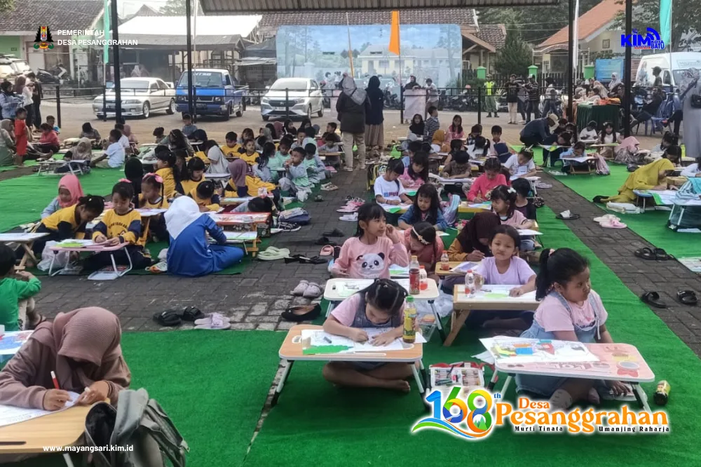 Antusias Tinggi! Lomba Mewarna Menjadi Ajang Kreasi Anak